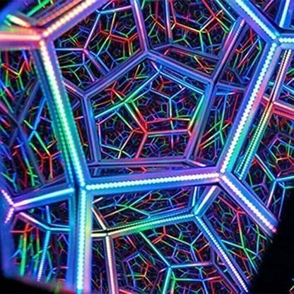(🎁2024 Neujahrs-Heißverkauf🎁 49 % Rabatt🎁) Unendliches Dodekaeder-Farbkunstlicht